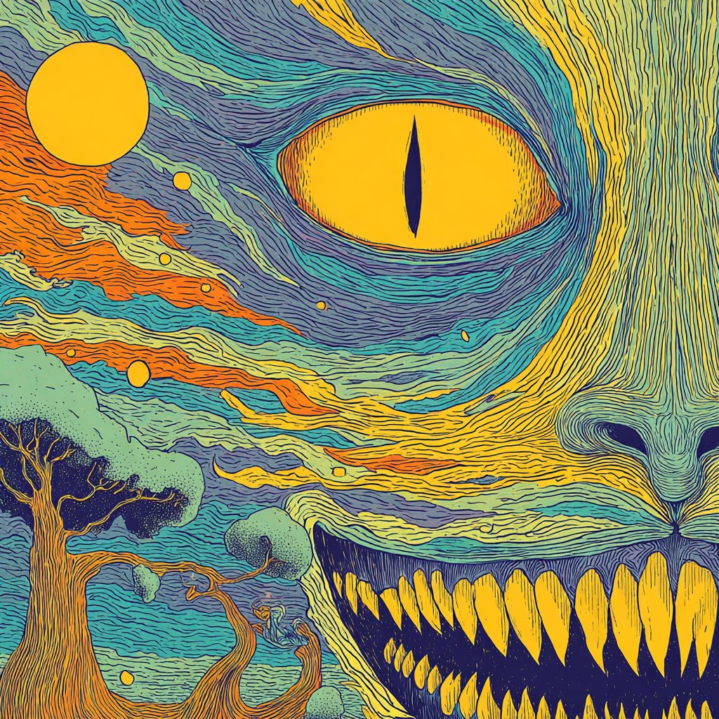Artedeingenio's tweet image. This style reference from Midjourney V7 is something truly extraordinary:
--sref 181371229
I’d describe its aesthetic as psychedelic surrealism — dreamlike, disorienting, and visually unforgettable.
Honestly, I think Hitchcock and Dalí would’ve loved it 👁️🌀