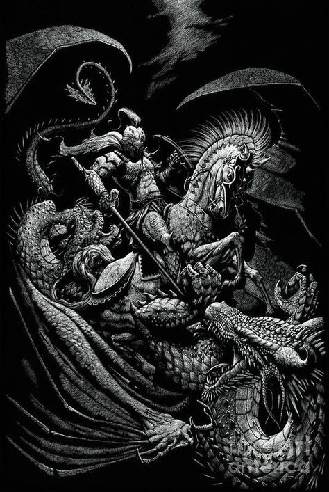 ChivalryGuild's tweet image. The wisdom of the legend of St George:
- The dragon wants children
- The men who are too scared to fight make a deal with it
- Their cowardice means the sacrifice of their children to the dragon
- This continues until someone brave comes along and puts an end to it