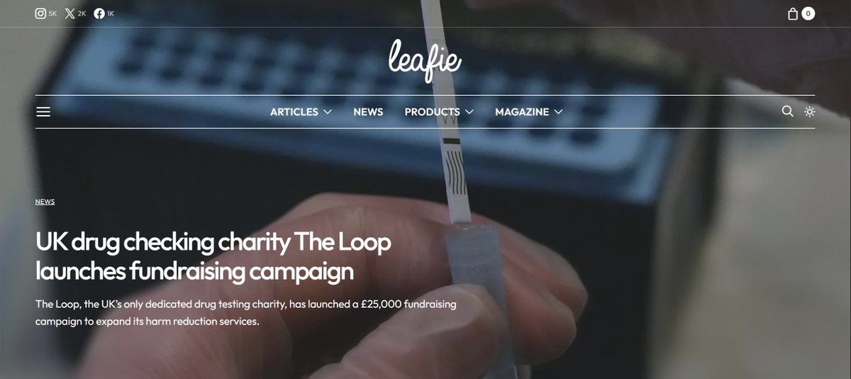 WeAreTheLoopUK's tweet image. A big thank you to @teamleafie for supporting our #TestAndKnow campaign
leafie.co.uk/news/uk-drug-c…