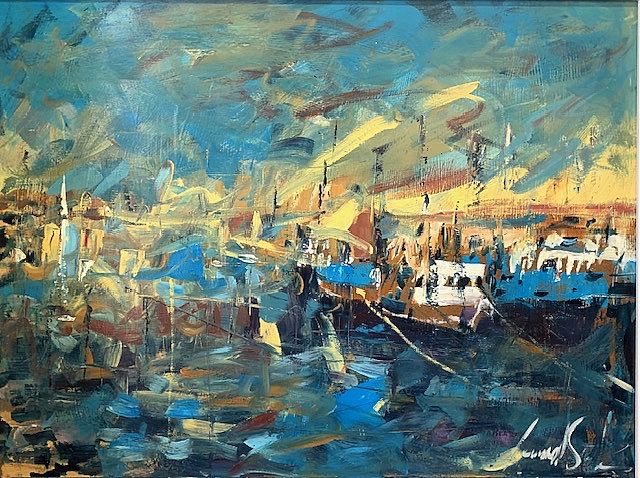 ..”bobbing his bowing both ways with the bents and skerries,”
a fine cattle of fish.”
jj

……………..