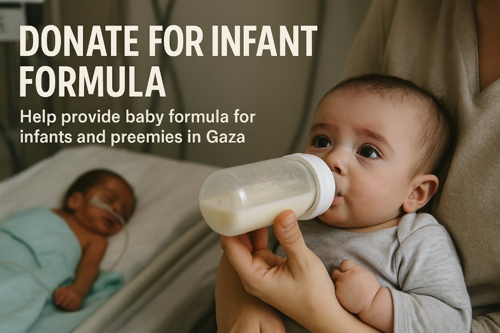 Hussein_Team's tweet image. 📣No Milk: Gaza’s Babies Are Starving🇵🇸
Thousands of newborns and premature babies in Gaza are facing hunger and death💔.
With borders closed and supplies blocked, infant formula is nearly impossible to find.
Your donation can save a life today.🙏🏻
chuffed.org/project/138529