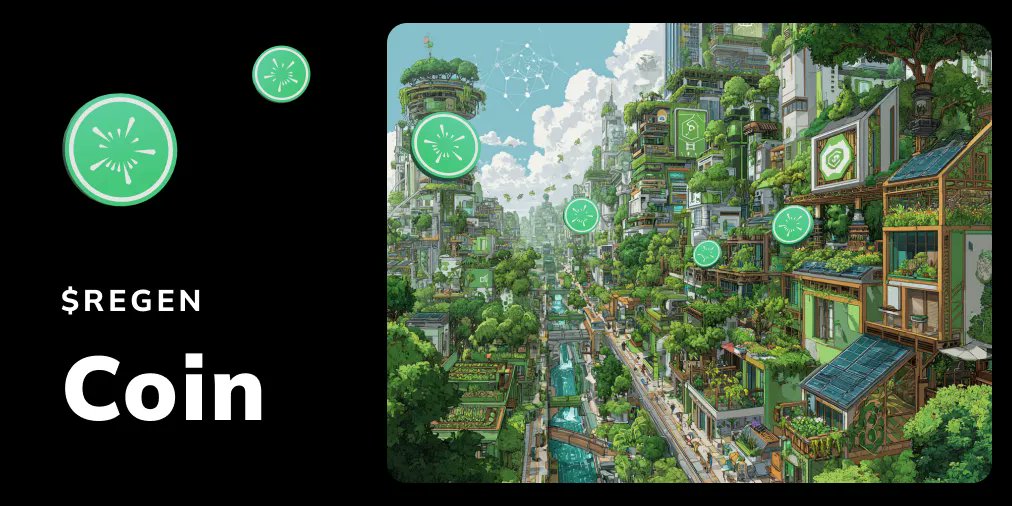 regen_network's tweet image. 1/

To regenerate ecosystems, secure clean water and food, and reward land stewards, we must strike at the heart of economics. 🌍

We need an economy where every action and transaction is regenerative by default.

Enter: $REGEN Coin👇

📖 medium.com/@david_fortson…