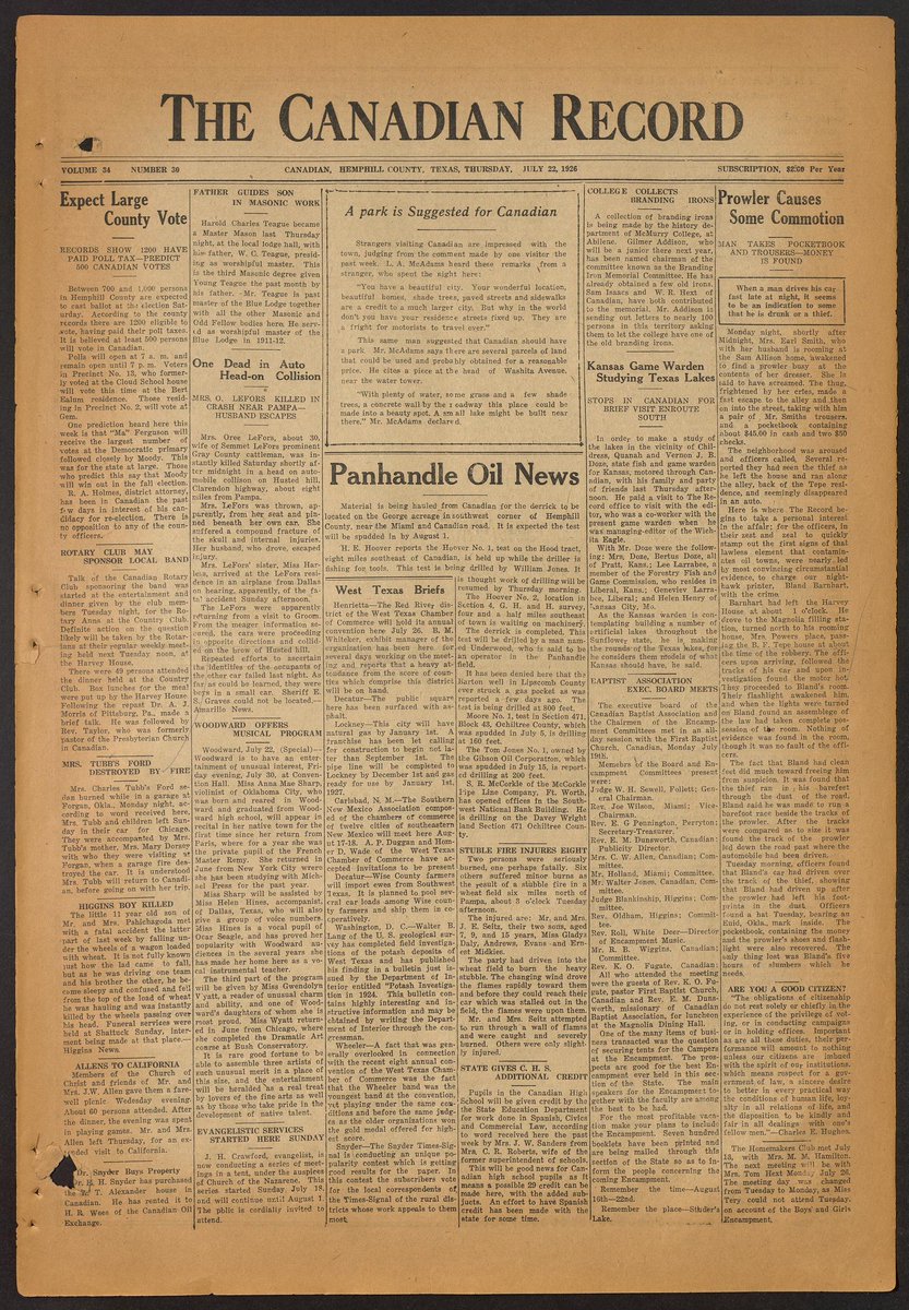ContemTXHist's tweet image. A few front pages from Texas history on July 22. World War II news, elections, the Legislature, and more are covered in these front pages. #Texas