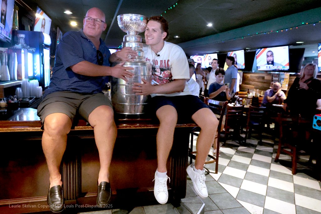 LaurieSkrivan's tweet image. Matthew Tkachuk brings the Stanley Cup back to St. Louis: ‘It’s what it’s all about’ stltoday.com/sports/profess… via @stltoday