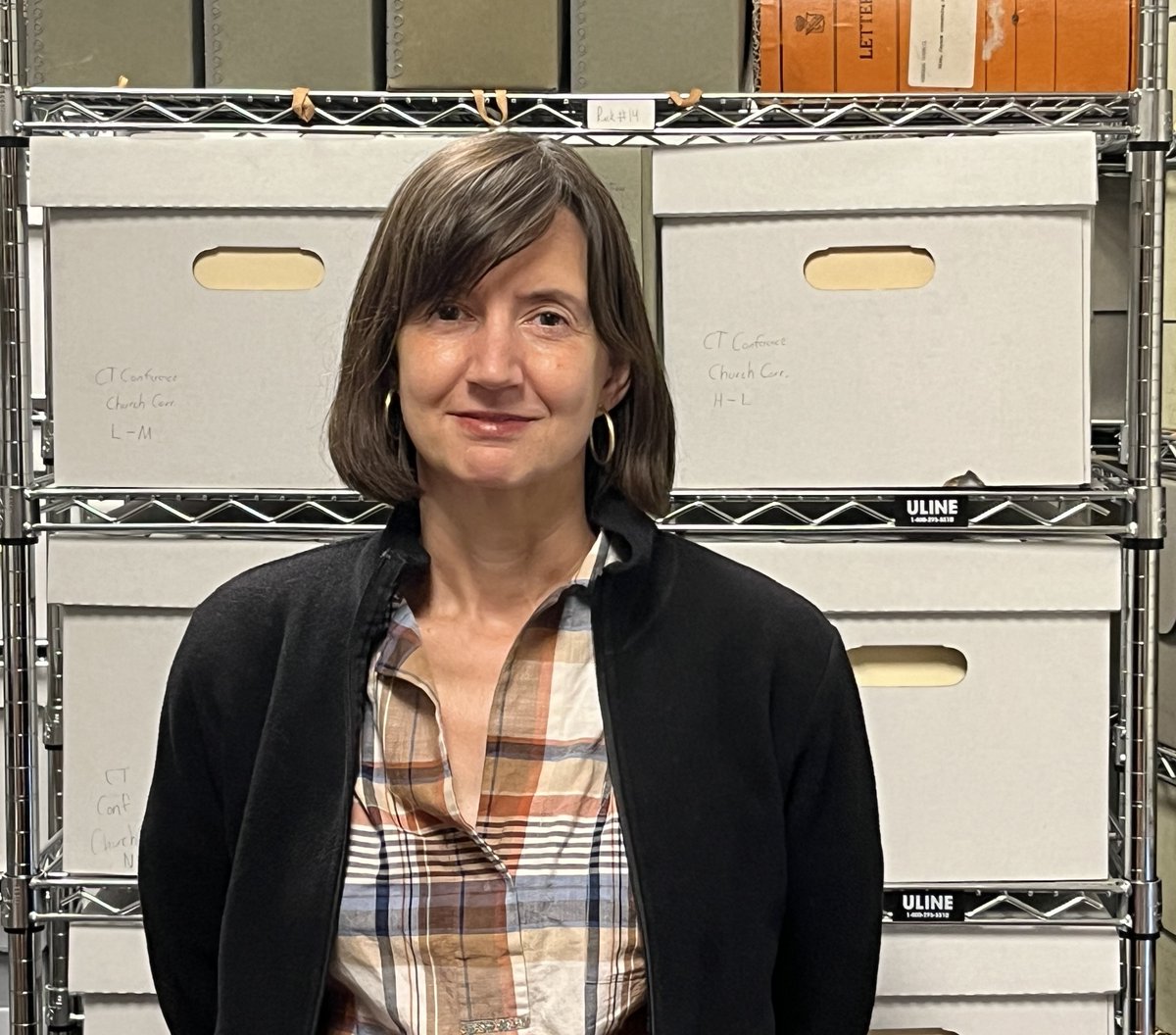 CongreLib's tweet image. This month, we’ve welcomed Anne Woodrum to 14 Beacon as our new Historic Connecticut Conference Project Archivist. She comes to us with a range of archival experience from work in libraries, universities, and nonprofits, and we’re so pleased to have her on the CLA team!