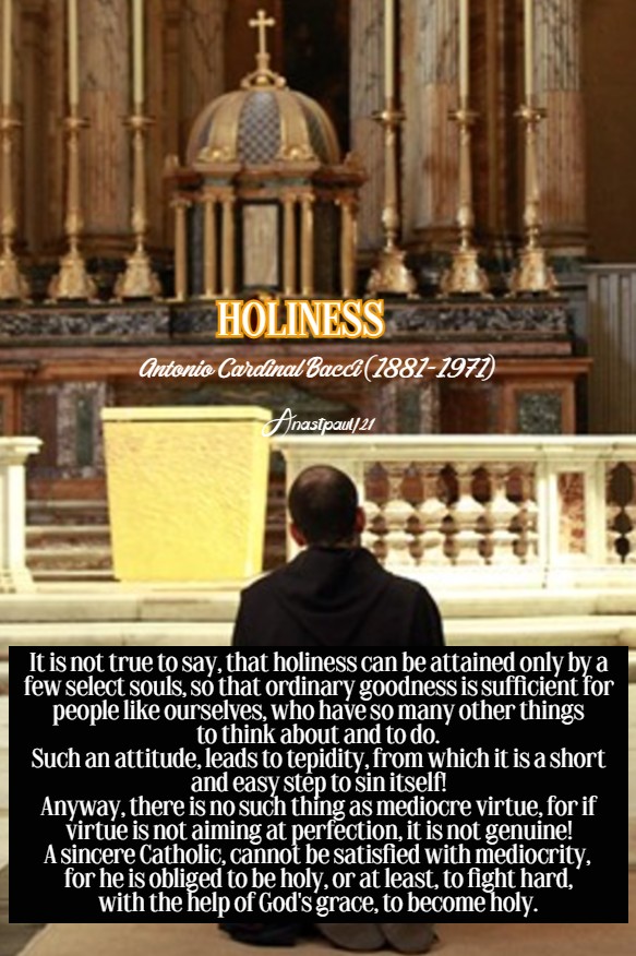 father_rmv's tweet image. Holiness
1. In a radio message which he broadcast on the occasion of the Beatification of Pope Innocent XI, the Supreme Pontiff, Pius XII, defined holiness as “the intimate awareness of loyal subjection to God, Who is adored and loved as the beginning, end, and norm of every…