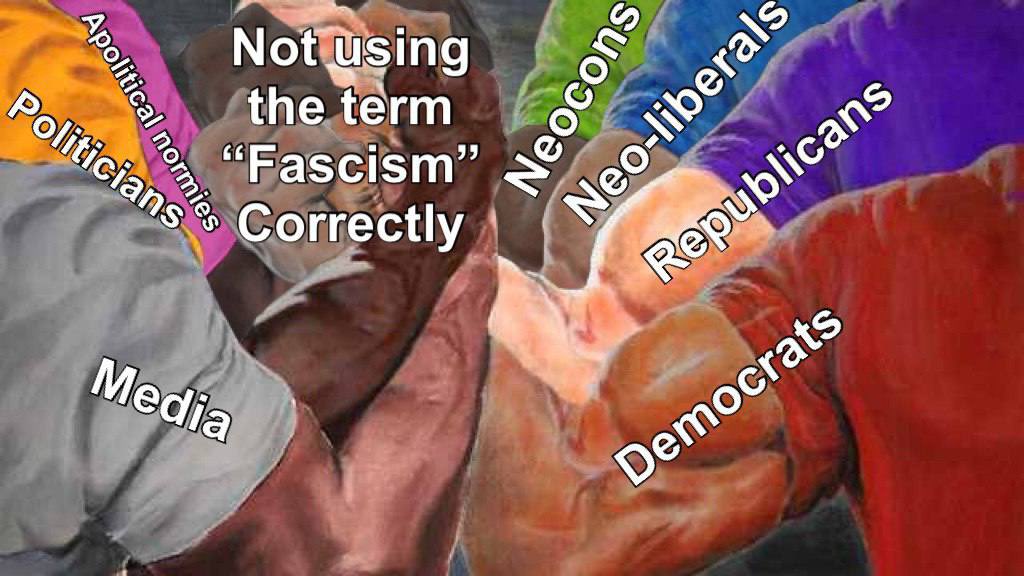 realspeckzo's tweet image. Fascism properly denotes an anti-individualist, anti-materialist ideal where the state embodies the national spirit. Today, it’s misused to mean “authoritarian” or “non-liberal.” Most premodern regimes fit that mold but the term itself is now too distorted to be persuasive.