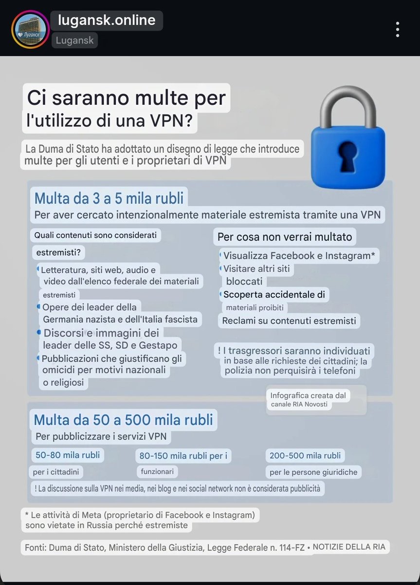 4LEX5's tweet image. Dedicato ai filorussi che dall'Europa si lamentano della censura della "dittatura di Bruxelles" 🤡
Andate a godervi le libertà della federazione russa