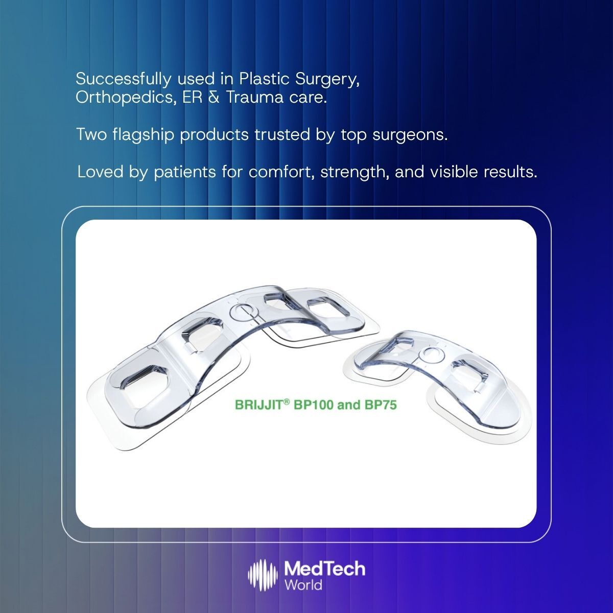 Med_Tech_World's tweet image. We’re spotlighting startups solving real problems.
First up: @BRIJ_medical 🚀
Their Brijjit device supports healing with less scarring.
💡 Want your startup featured or on stage?
Present at our next event:eu1.hubs.ly/H0lWsv30
📍Singapore: Oct 1 | Malta: Nov 12–14