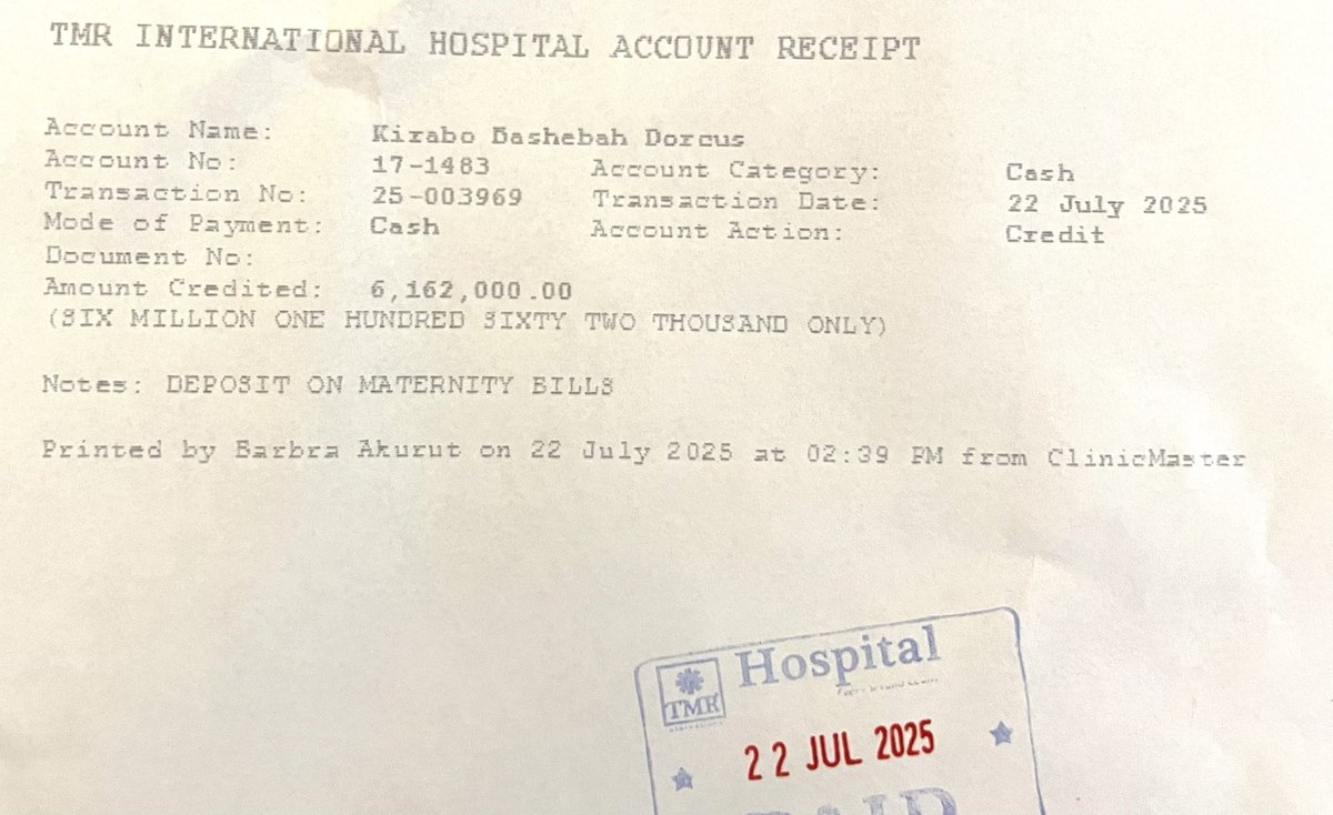 GabrielBuule's tweet image. Update> Through @KwikirizaNova , we've deposited UGX 6,162,000. for #SaveMaamaDee . Thanks for being selfless. We don't take pride in soliciting money all the time to fend for those who are in need but if it is the best that we can do, so it be. We glorify God for everything.