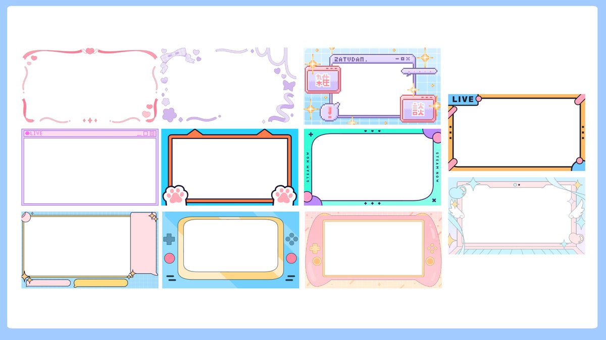 AOmaterial's tweet image. ［素材追加!］
ノートPCなフレーム全12種
aomaterial.com/2025/07/22/not…
シンプルなノートパソコン風な枠です！

その他ゲーム配信画面などに使えるフレームも多数配布中！
aomaterial.com/?s=%E3%82%B2%E…

フォロー、RT、いいねお待ちしております！
#Vtuber素材 #AOmaterial #フリー素材