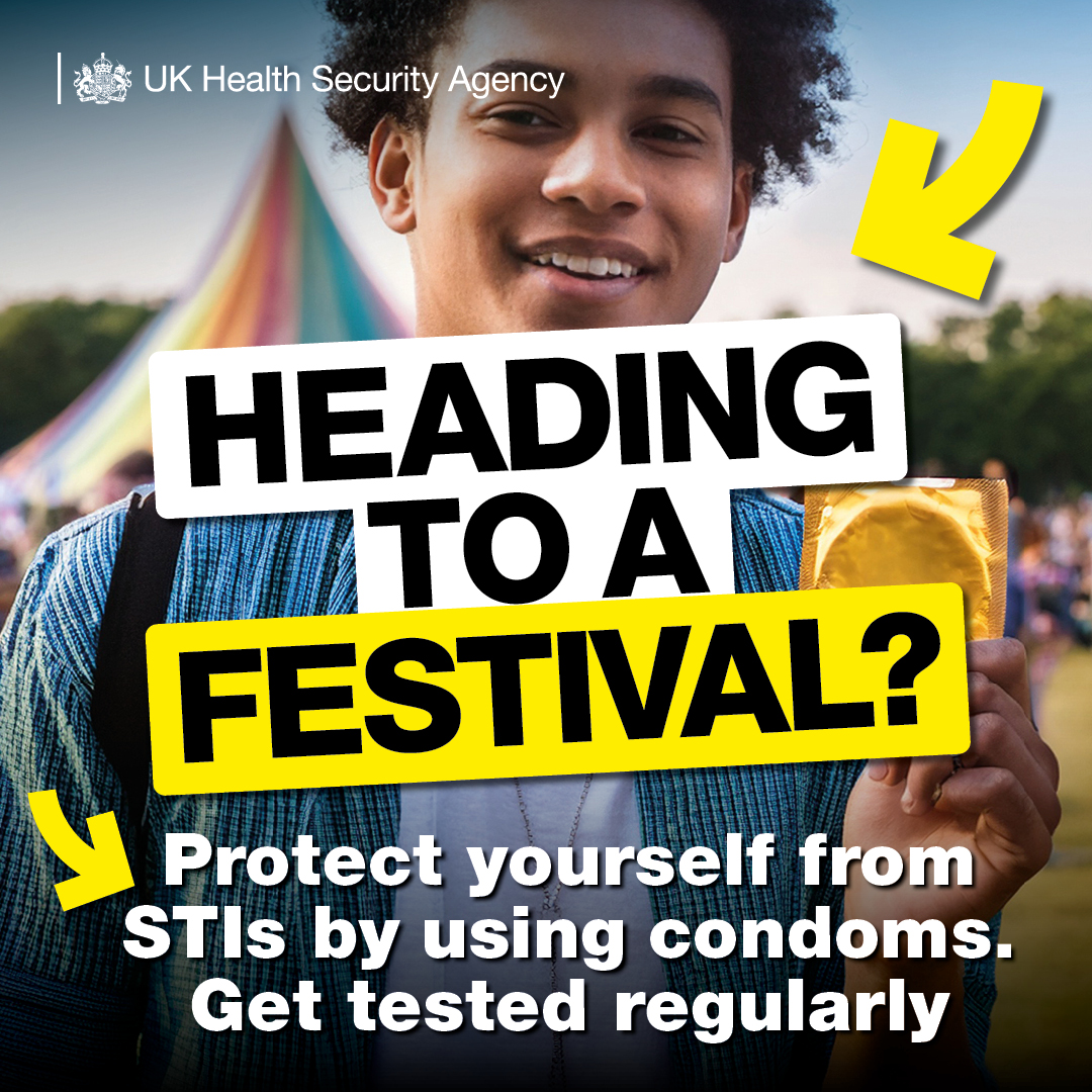 Heading to a festival this year?

Protect yourself against #STIs by using condoms. Get more info on STIs: orlo.uk/yPath