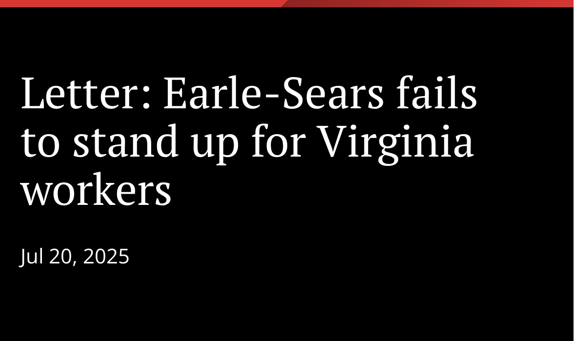 vademocrats's tweet image. “We deserve leadership that stands up for Virginia jobs, not someone who shrugs as our livelihoods are stripped away.”
As @winwithwinsome dismisses Trump’s federal job cuts, Virginians like Colleen know that Virginia deserves better.
insidenova.com/opinion/letter…