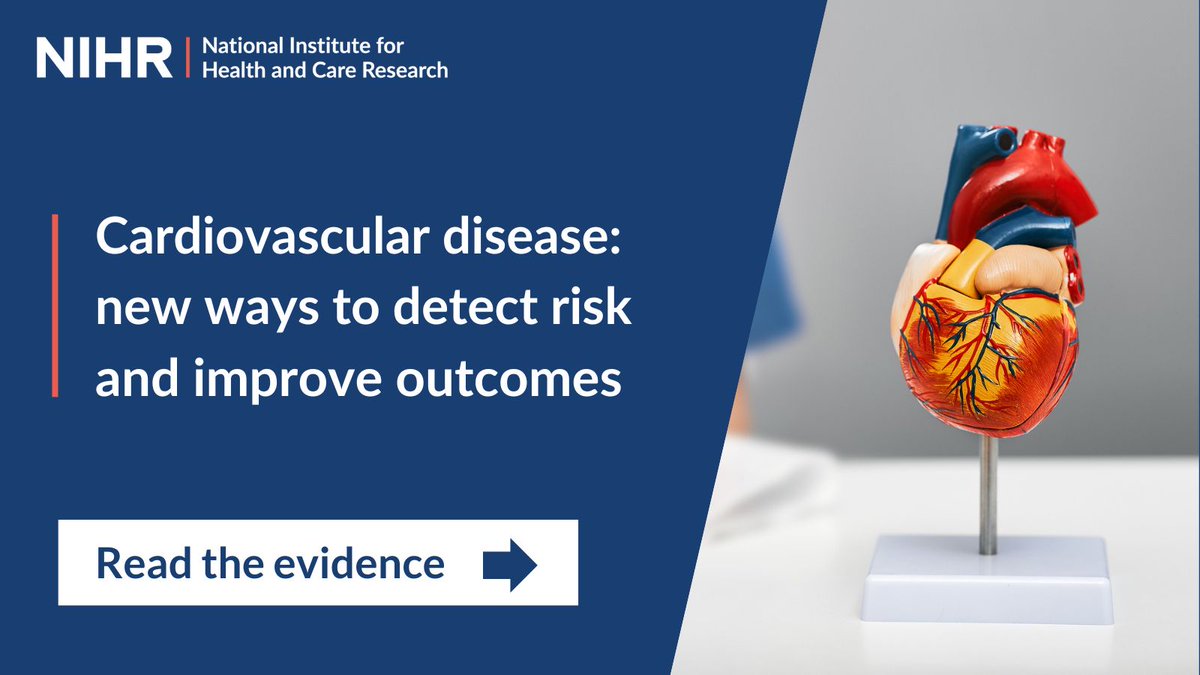 NIHRresearch's tweet image. 📣 Just published! Our latest #NIHRevidence Collection features research on new methods that leverage data and #AI to detect #cardiovascular risk. ♥️
Read it here: evidence.nihr.ac.uk/collection/car…
#DigitalHealth @TheBHF @turinginst @NHSDigital
@OxfordBRC @ImperialBRC