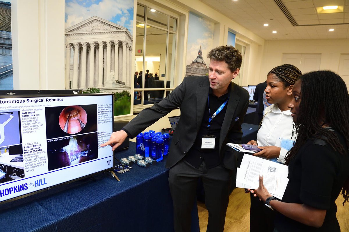 HopkinsGiving's tweet image. Last month, Johns Hopkins showcased the importance of federally funded research for members of Congress at the annual Hopkins on the Hill event.
Learn more about this essential event by visiting: bit.ly/45dU52a