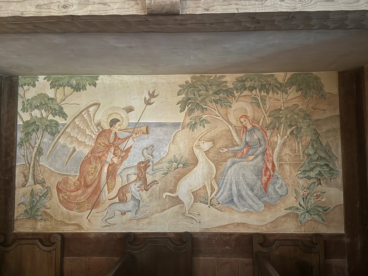 FrEdwardLooney's tweet image. Yesterday I checked something off my summer 2025 bucket list. I headed to Northern Door, accompanied by a brother priest, and visited the Boynton Chapel on Lawrence University’s property in Baileys Harbor.