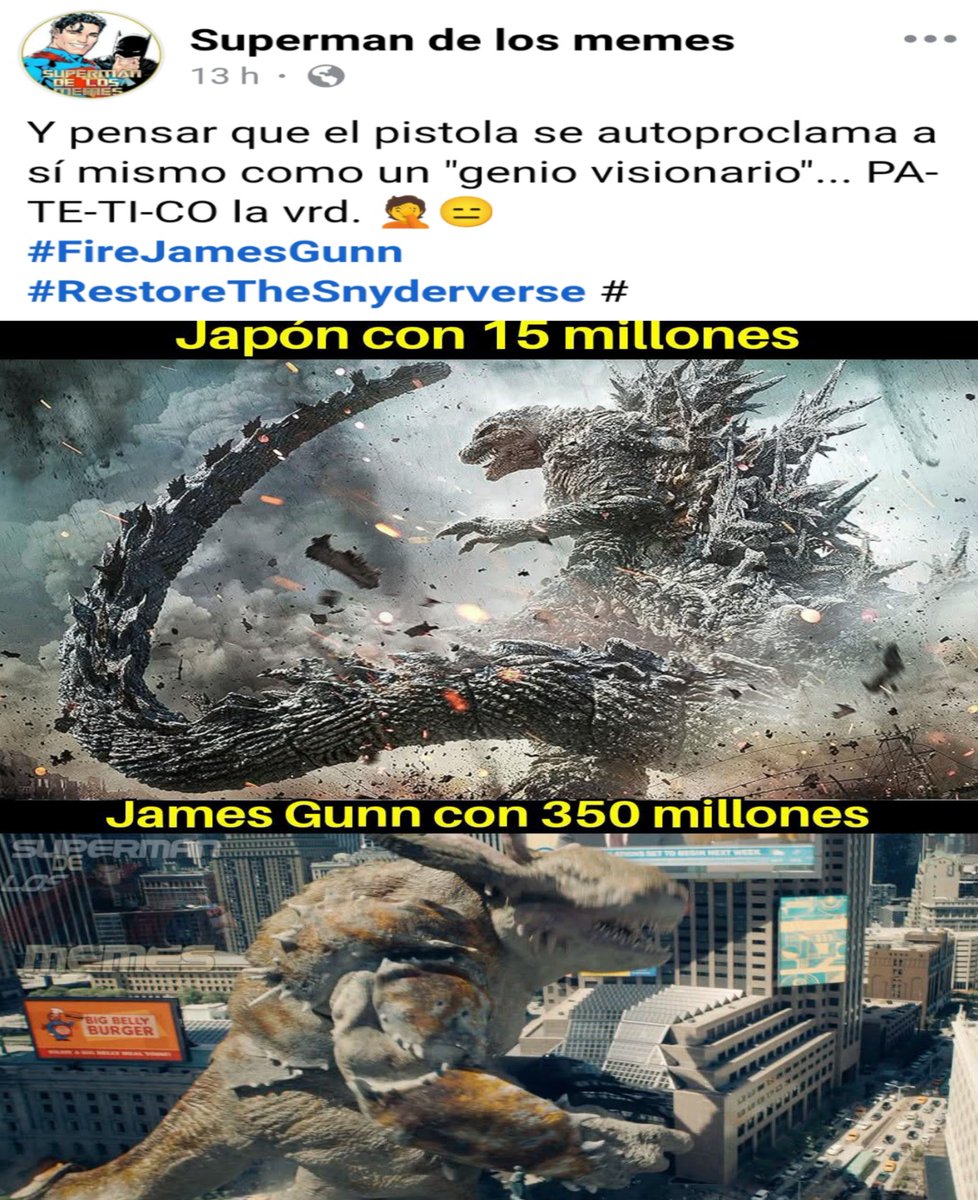 snydertard_'s tweet image. Solo un idiota creería que Warner gastó 350 millones en la primera película de este universo.