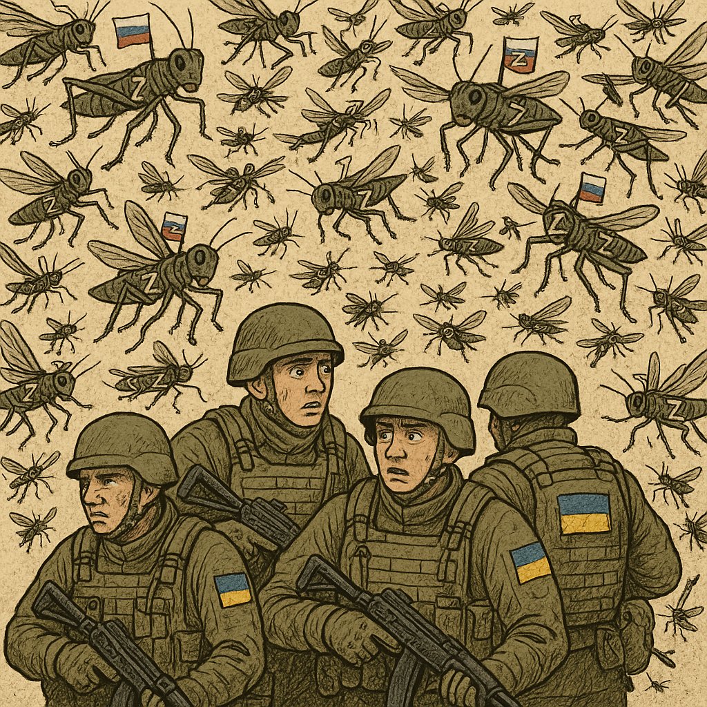 aleksbrz11's tweet image. Locust invasion in ukraine.Even nature supports Russia.馃嚪馃嚭Z
