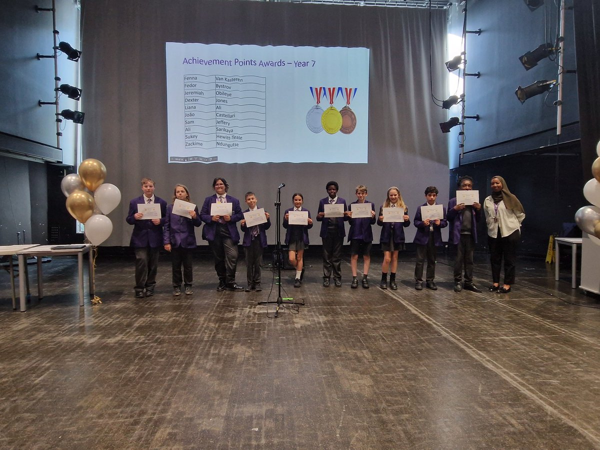 BridgeAcademyE2's tweet image. A massive congratulations to all students who received an award at our prestigious End of Year Awards Ceremony. These students have achieved the highest number of achievement points this year, and consistently demonstrate our values of hard work, integrity and kindness.