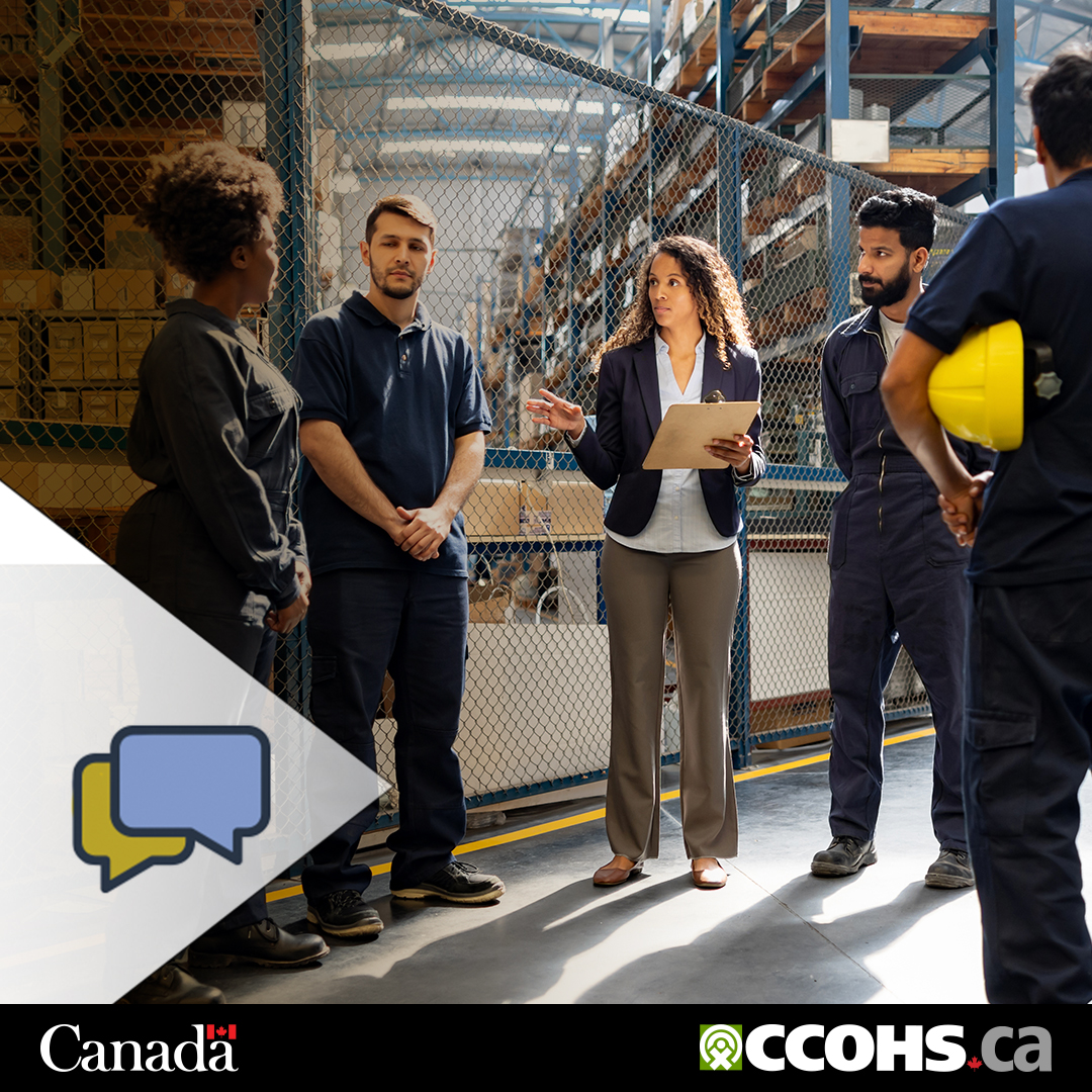 CCOHS's tweet image. Safety talks are a simple and impactful way to address risks and keep everyone focused on safety. Here’s where to start: ow.ly/iqMZ50WrPQa