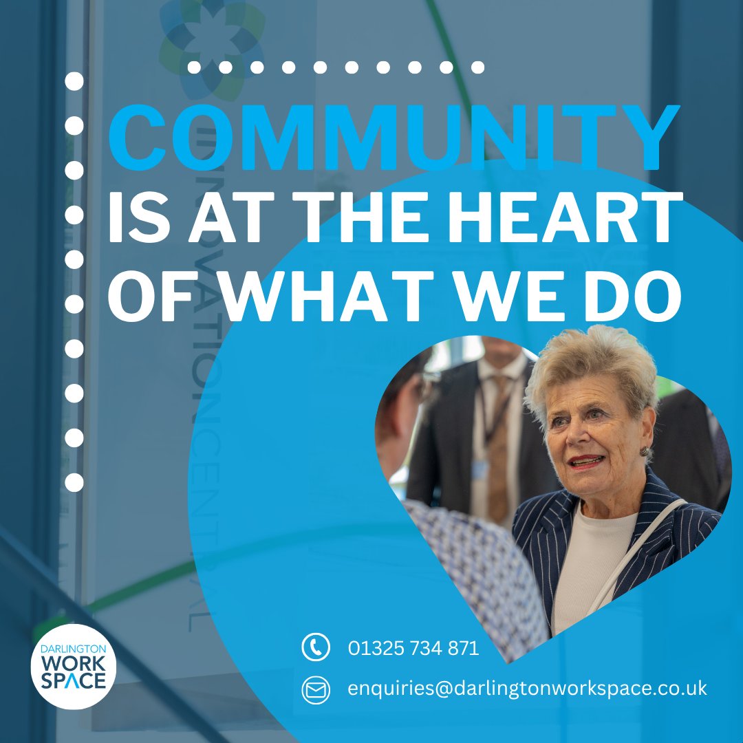 Having a strong sense of community is what sets us a part from other workspaces 💙

We keep in touch with our clients and help them thrive however we can to ensure their success!

#darlington #businessspace #workspace #biccoworking #officelife #teesside #lovedarlo #businessgrowth
