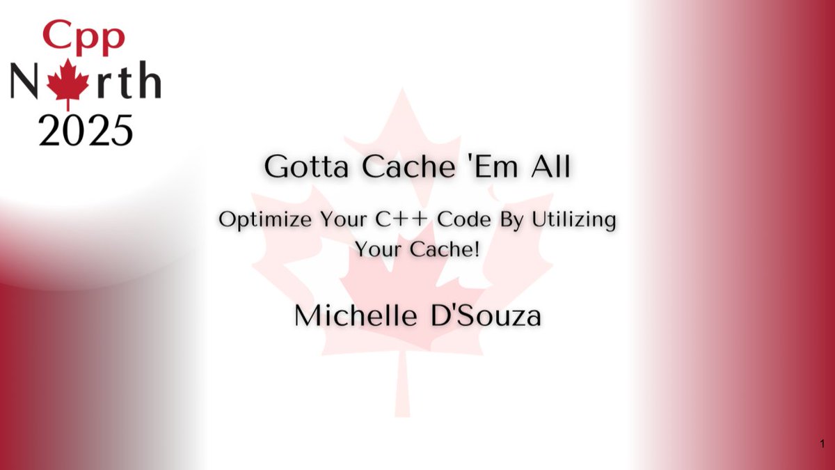 TechAtBloomberg's tweet image. Does Big O time complexity determines performance? In today's #CppNorth2025 talk (11 AM EDT), Michelle D'Souza explores how to boost your C++ code's performance by using the full power of your PC's built-in cache
bloom.bg/4m9su8a
#cpp #cplusplus #caching #softwaredesign