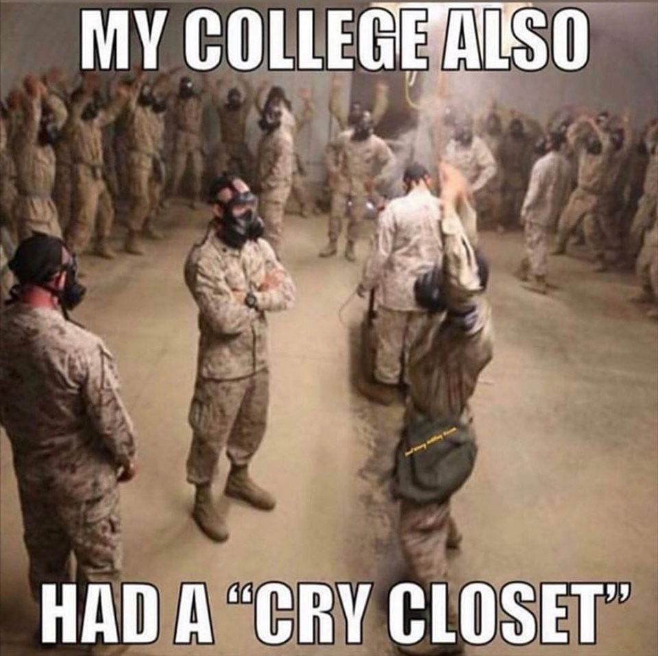 The best part is when they made you remove the mask