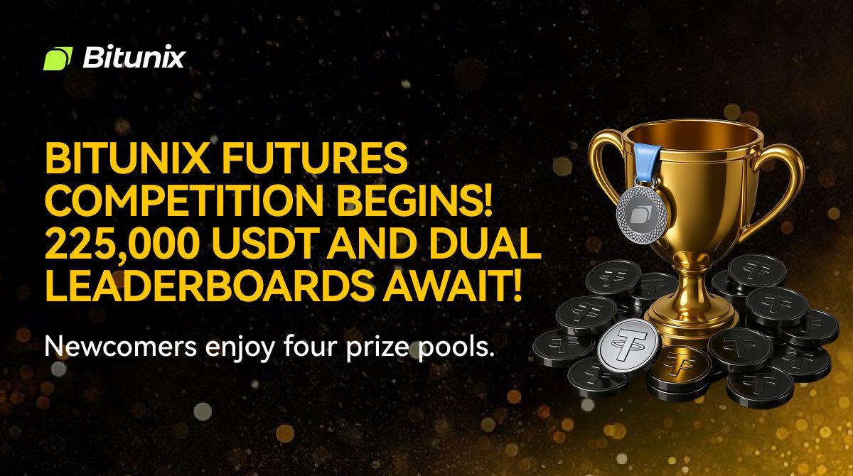 BitunixOfficial's tweet image. 🎉 Halfway sprint!
Bitunix Trading Competition is past the halfway mark! Now is the golden period to push hard! What level has your trading volume and ROI reached?
🏆 Experienced Traders: This is your crucial moment to widen the gap!
🌟 New Friends: Keep trading, four prize…