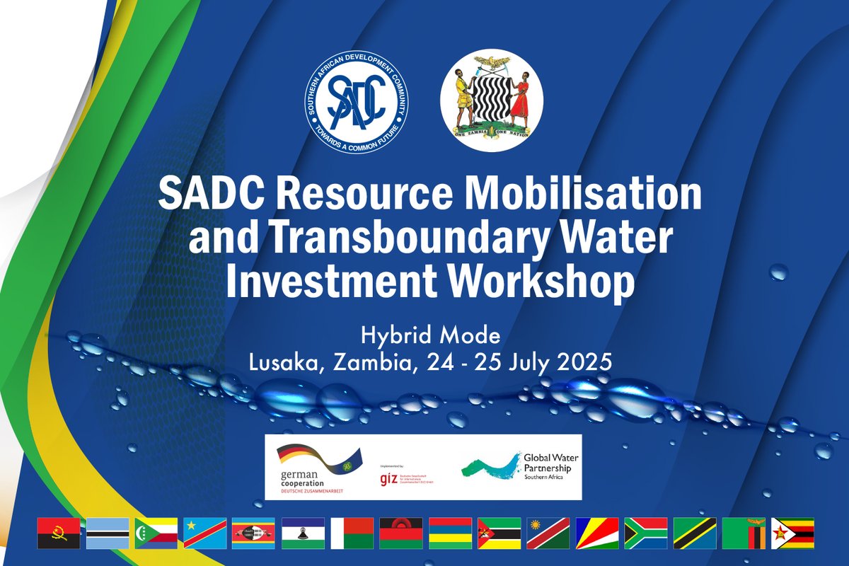 SADC_News's tweet image. #𝗦𝗔𝗗𝗖 𝗵𝗼𝘀𝘁𝘀 𝘁𝗵𝗲 𝗥𝗲𝘀𝗼𝘂𝗿𝗰𝗲 𝗠𝗼𝗯𝗶𝗹𝗶𝘀𝗮𝘁𝗶𝗼𝗻 𝗮𝗻𝗱 𝗧𝗿𝗮𝗻𝘀𝗯𝗼𝘂𝗻𝗱𝗮𝗿𝘆 𝗪𝗮𝘁𝗲𝗿 𝗜𝗻𝘃𝗲𝘀𝘁𝗺𝗲𝗻𝘁 𝗪𝗼𝗿𝗸𝘀𝗵𝗼𝗽: sadc.int/latest-news/sa…
@EliasMagosi @AngeleMakombo @DIRCO_ZA @sardcnet @southerntimesa