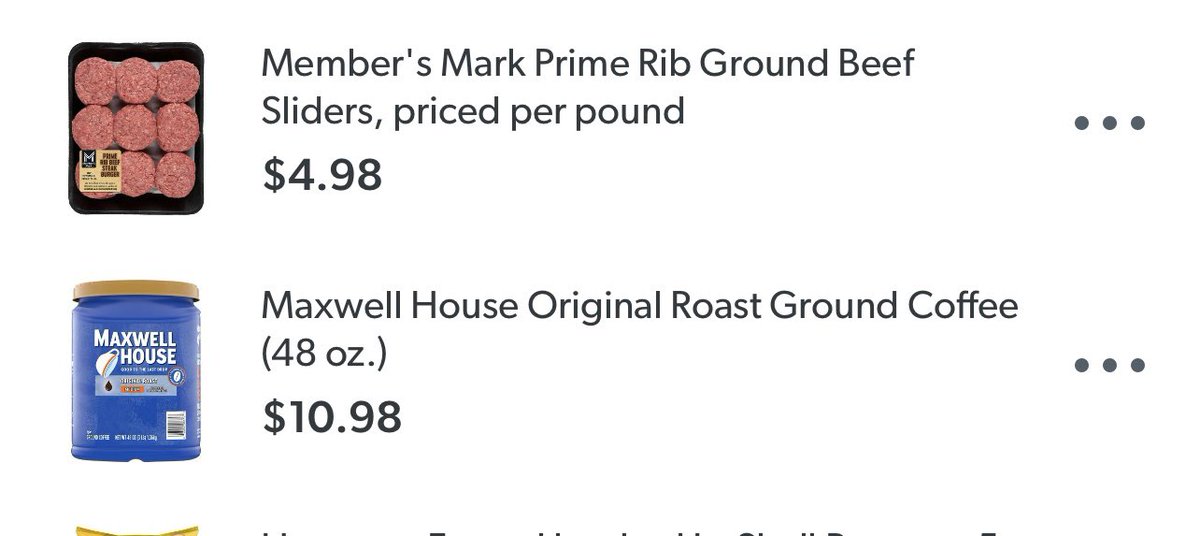 SarahsDogRocks's tweet photo. @SpencerHakimian For all saying this is false…I took a snap shot of my Sam’s order last July and this July https://t.co/KweijUMVox