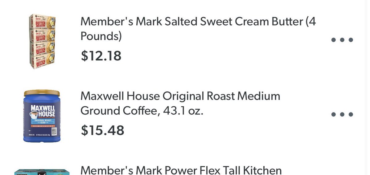 SarahsDogRocks's tweet photo. @SpencerHakimian For all saying this is false…I took a snap shot of my Sam’s order last July and this July https://t.co/KweijUMVox