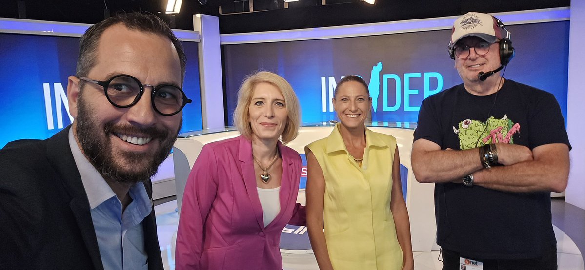 GedaliahBlum's tweet image. Another great time on ILTVs Israel Insider with Maayan Hoffman and Olga Israel.
I'm so honored to have a seat at your table.