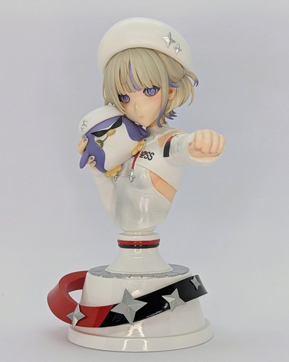 HanAstray's tweet image. 番長の見本完成しました。
今週のワンフェスで販売します。
轟はじめ胸像
価格15.000円
全高15cm
3Dプリンター出力品(SK本舗水洗い10kレジン)
+ドールアイ用デカールとReGLOSSデカール付き
*別途H・アイズ2の7mmレンズが必要になります。
#ワンフェス2025夏 #wf2025s #はじめ武勇伝