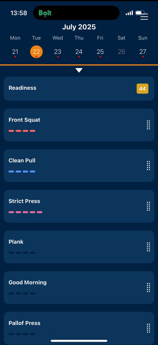 max_maksutovic's tweet image. Day 87:
10m zone 2 bike
OL program:
I was very tired and sore today, I'm eating a bit caloric deficit and I definitely think it plays a part of recovery. Will have to tweak training volume/intensity to how much caloric deficit I want.
But I went and had a great workout!