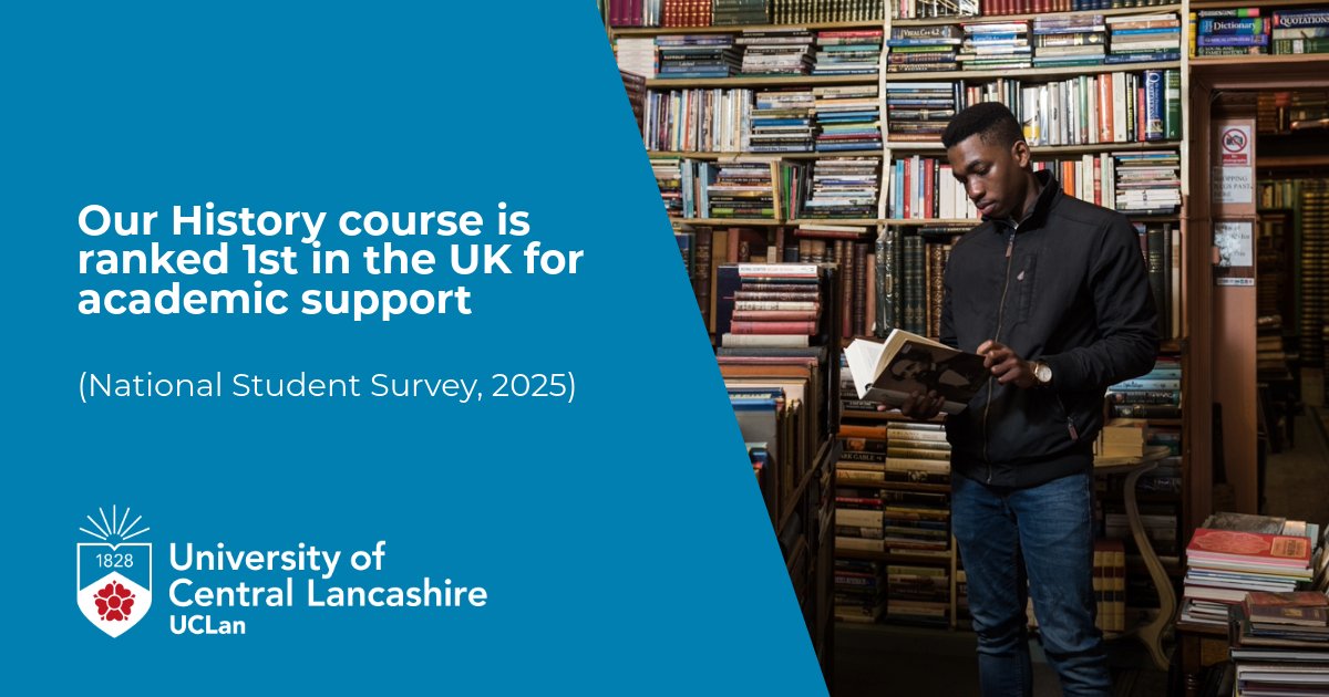 Interested in studying History at a University where you will receive the best academic support? 

We have places available in clearing. Apply now 👇
lancashire.ac.uk/undergraduate/…