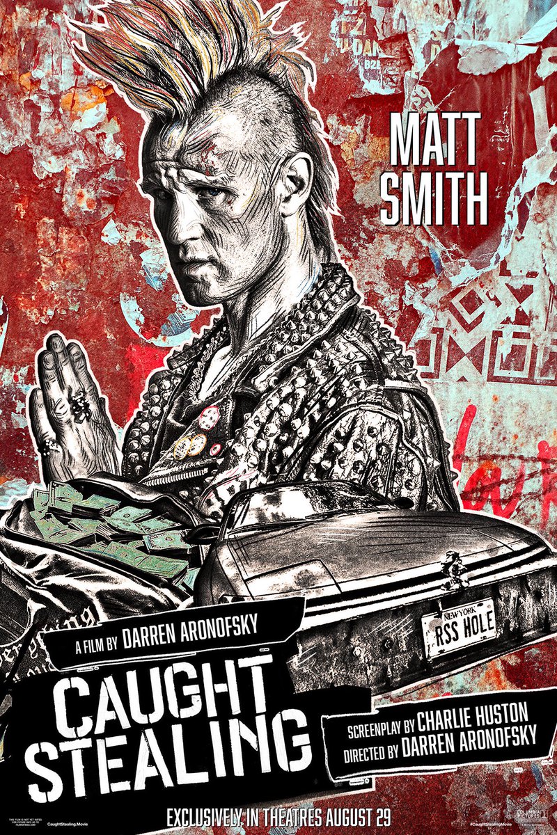 thinkmattsmith's tweet image. NEW POSTER OF MATT SMITH AS RUSS FOR CAUGHT STEALING