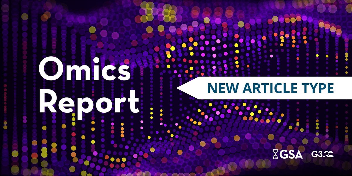 GeneticsGSA's tweet image. Got data? 📊 #G3Journal’s Omics Reports are peer-reviewed, rapid-review articles for high-quality multi-sample omics datasets—transcriptomics, proteomics, metabolomics, & more.
Submit now: buff.ly/Rk11flC 🔗