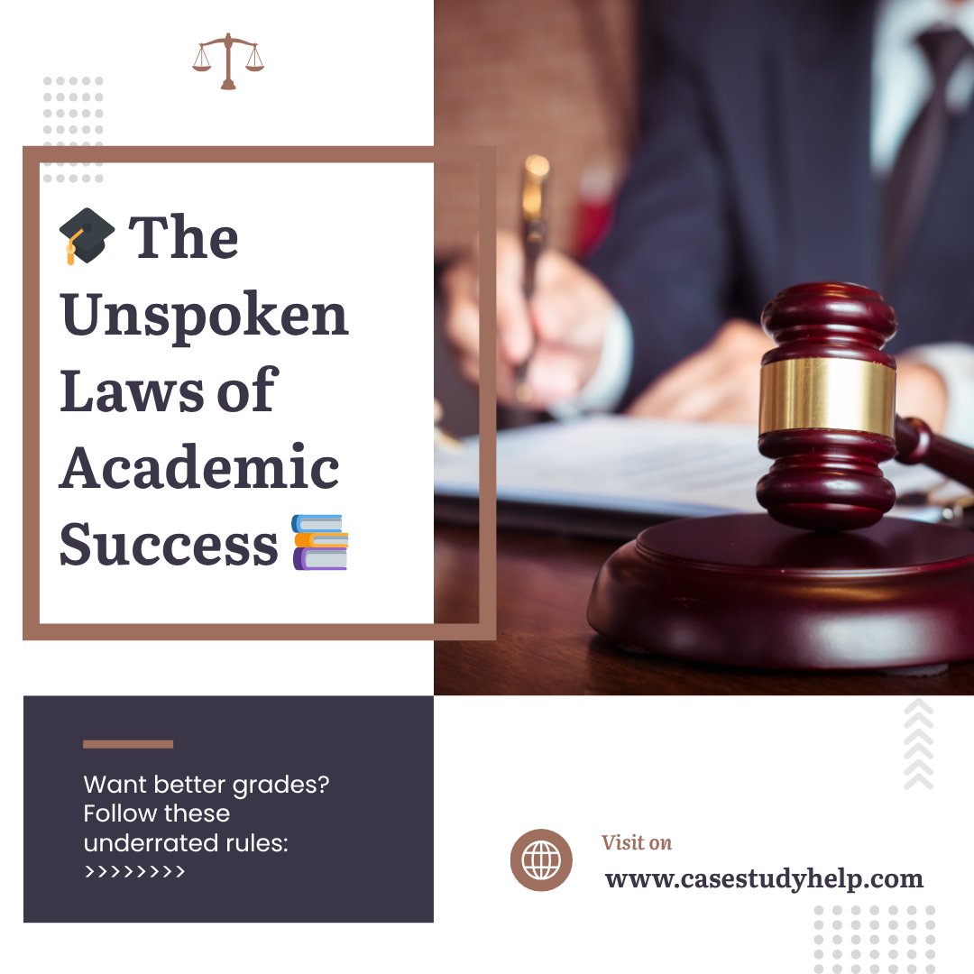 Assignment_Easy's tweet image. The Unspoken Laws of Academic Success
1️⃣ Think deeper, not harder
2️⃣ Your profs are allies, not enemies
3️⃣ Balance is a myth—smart contrast wins
Master these & watch your grades improve.
Need help with critical thinking or assignments? We’ve got you.
bit.ly/3IHcSdt