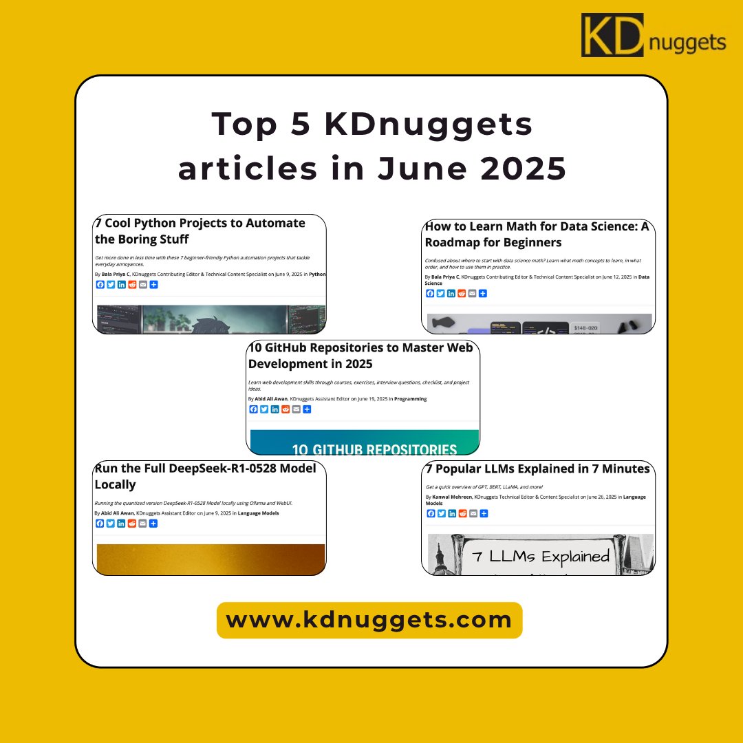 KDnuggets tweet media
