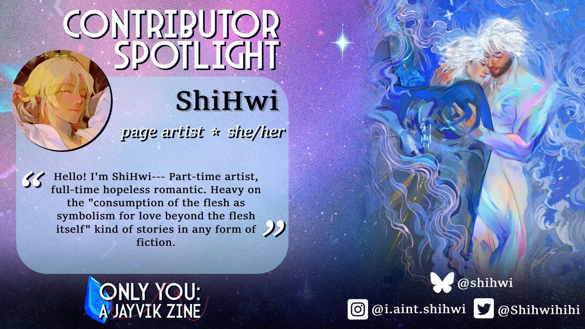 onlyyoujayvik's tweet image. ⚙️CONTRIBUTOR SPOTLIGHT⚙️
Welcome @Shihwihihi!
Her dreamlike style is sure to pull you into a world of surrealism, and we are excited to share the world she builds for our Science Boys!