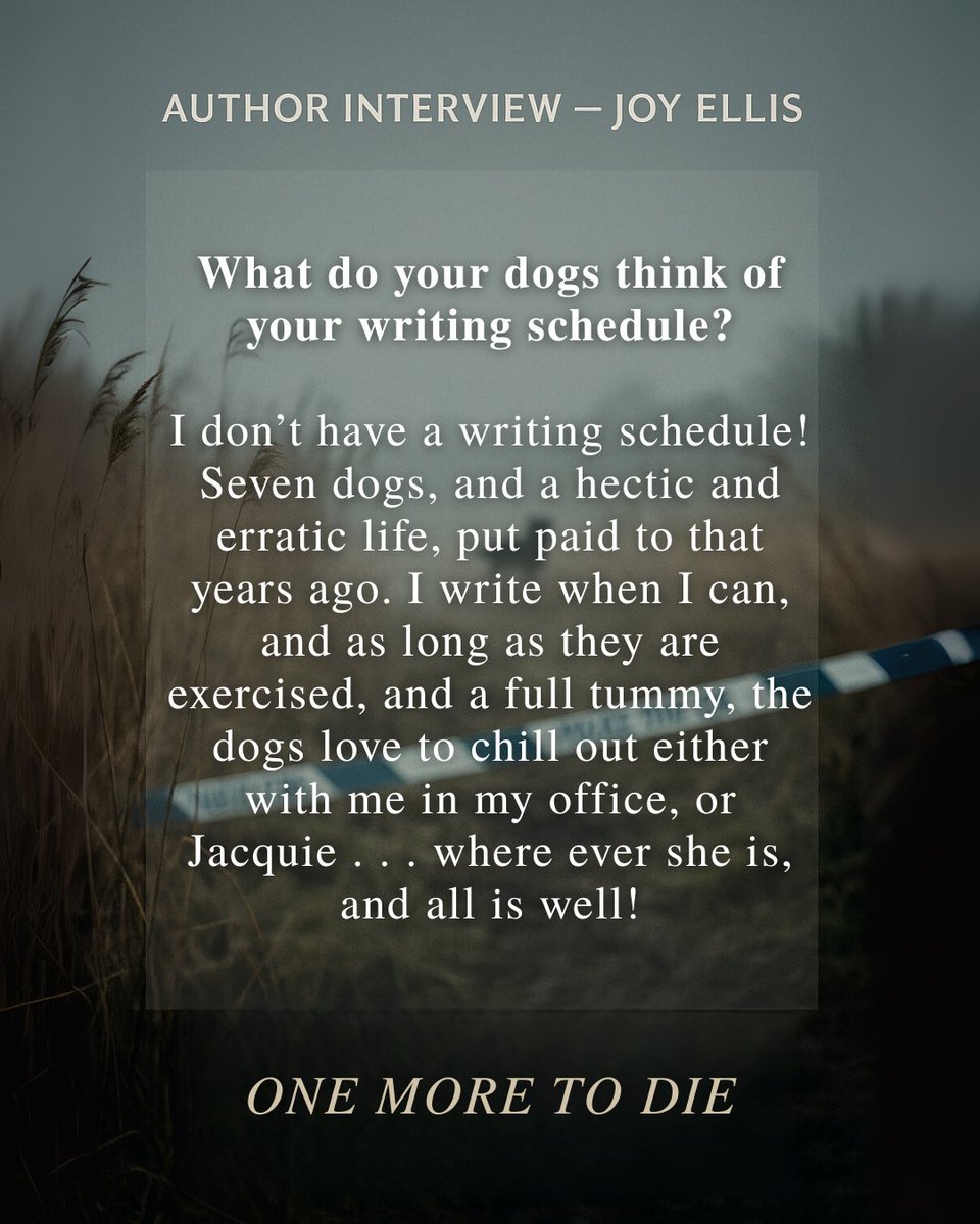 JoffeBooks's tweet image. We sat down with the brilliant mind behind One More to Die, Joy Ellis!
Take a peek behind the scenes of Joy’s latest crime thriller. You’ll love it. Out this thursday!
Pre-Order now: geni.us/one-more-to-die