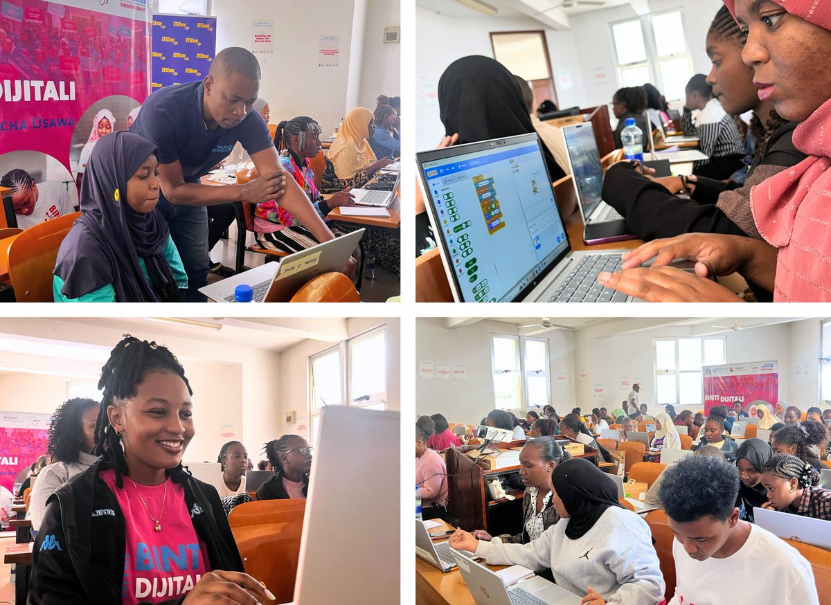 unwomentanzania's tweet image. On Day 2 of the #AGCCI Coding Camp supported by @BelgiumTanzania, participants gained foundational knowledge in computer science, began hands-on coding using Scratch, and explored next-generation technologies incl. artificial intelligence.
Putting women & girls at the centre of…