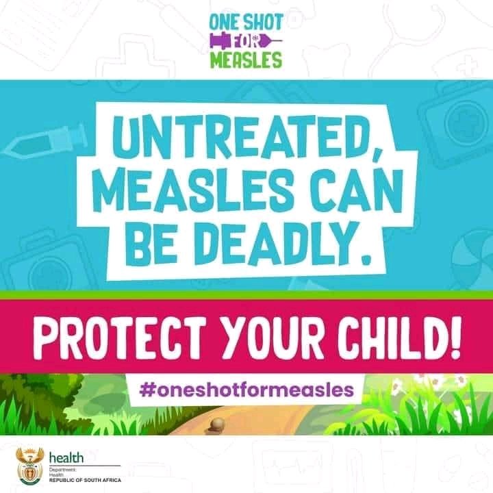 GovernmentZA's tweet image. 🛡️ #Measles is preventable.
It’s not too late to get your child immunised — visit your nearest clinic today.
📞 Call 0800 012 322 or email info@health.gov.za for more info.
#VaccinateSA #HealthZA #GovZAUpdates