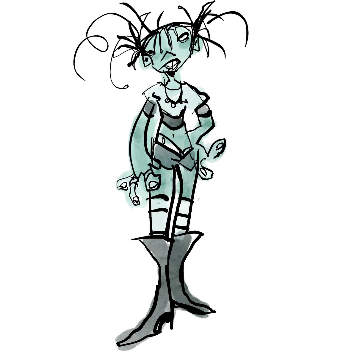 Ragmothy's tweet image. I honestly feel like there was a real shift in my art style before and after I watched Ed edd n eddy
I can still draw in that style, it’s just that I need more happiness in my life rn😭
