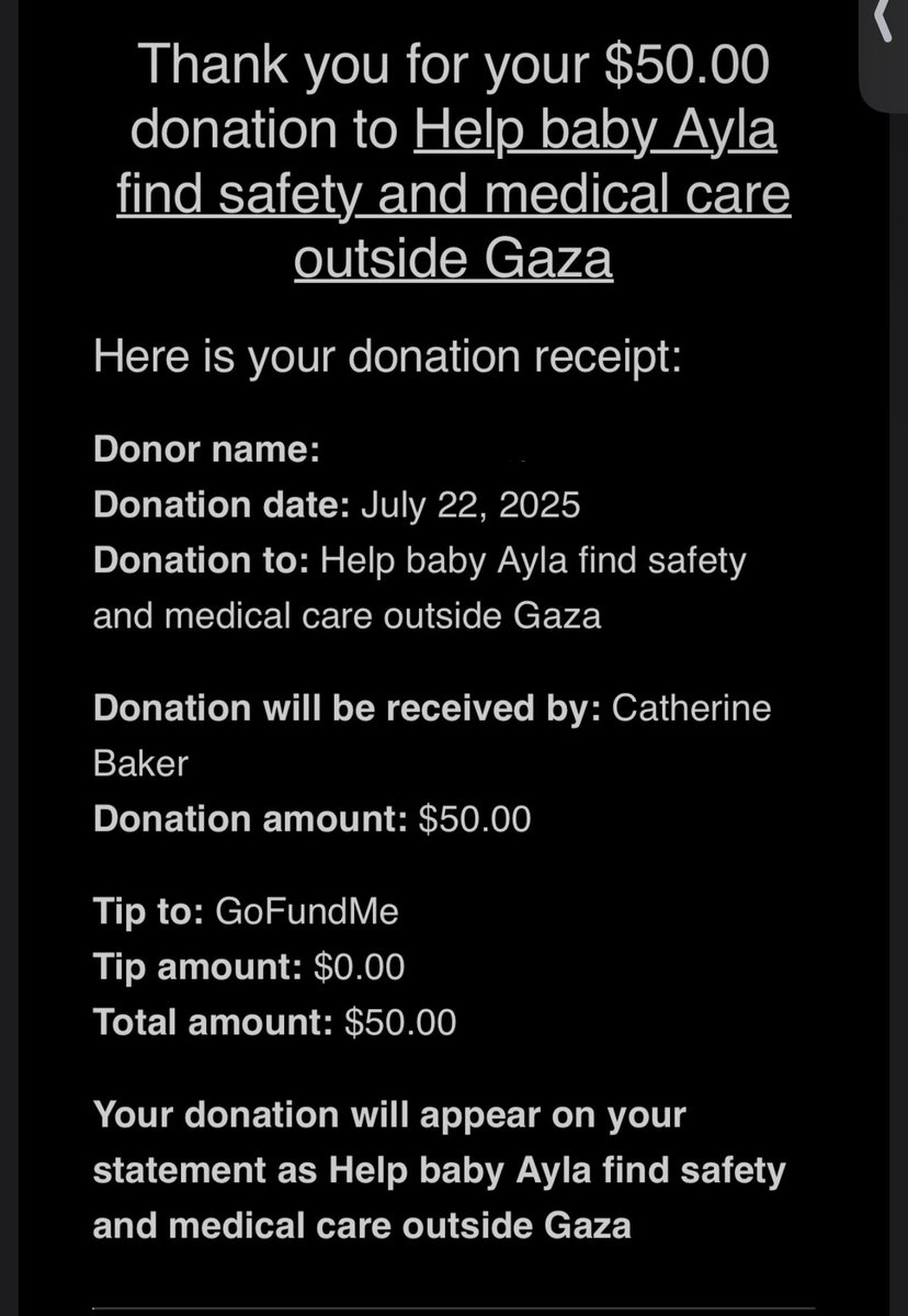 I don’t like to share what I send but I’m not sure what else to do at this point. 
Can we start a matching campaign for <a href="/MustafaBatneen/">Mustafa Darwesh 𝕏</a>? This a account is extremely overlooked and now needs urgent assistance‼️
Is someone willing to match my 50.00? 
His wife is about to give birth