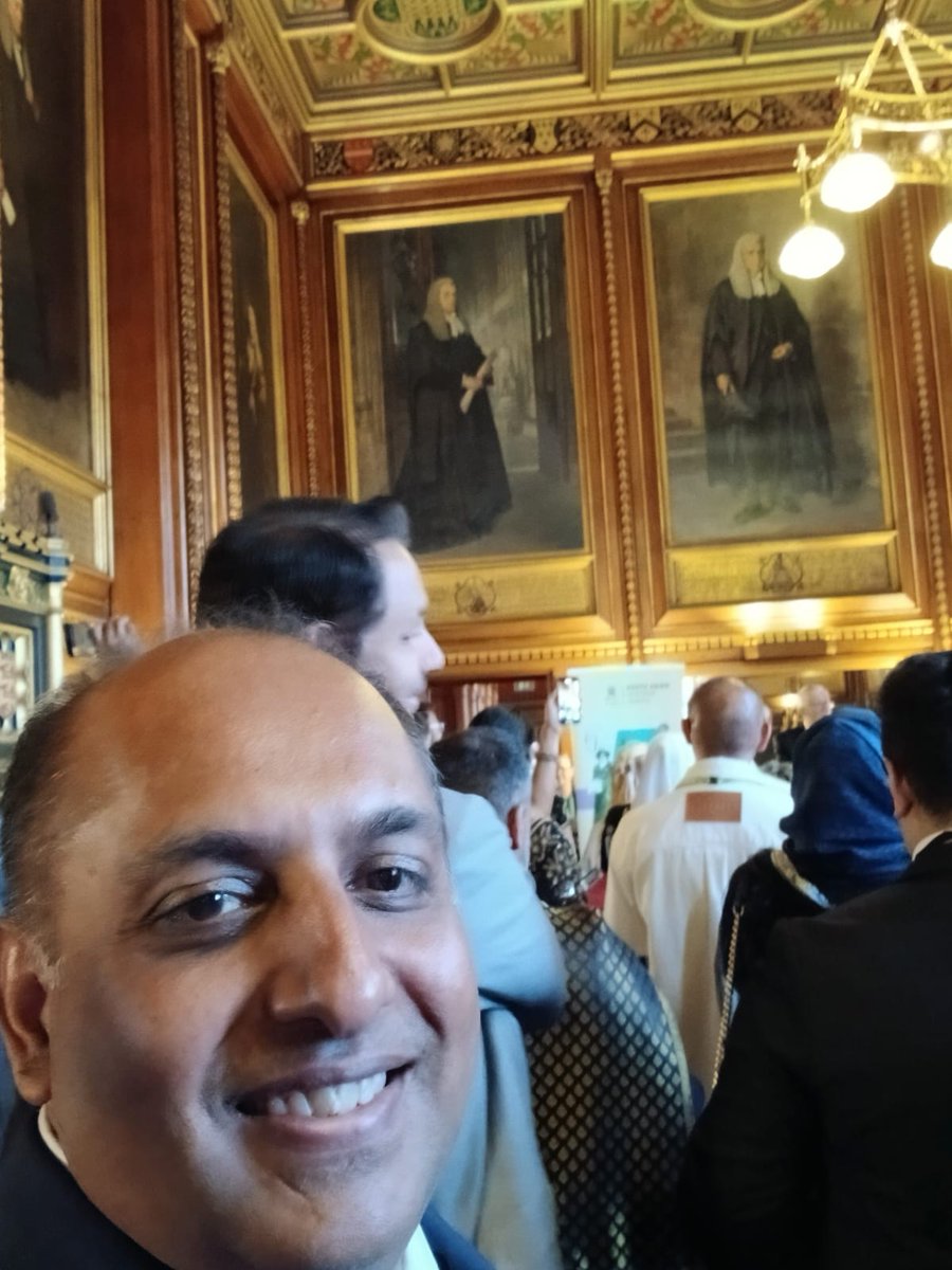 Was invited to The British Parliament for The
Speaker's Reception - as part of South Asian Heritage Month July 2025. I'm under the category of South Asian Artist with significant contribution to The Arts in British society.  
Definitely, a lapse of judgement. 
©HouseofCommons