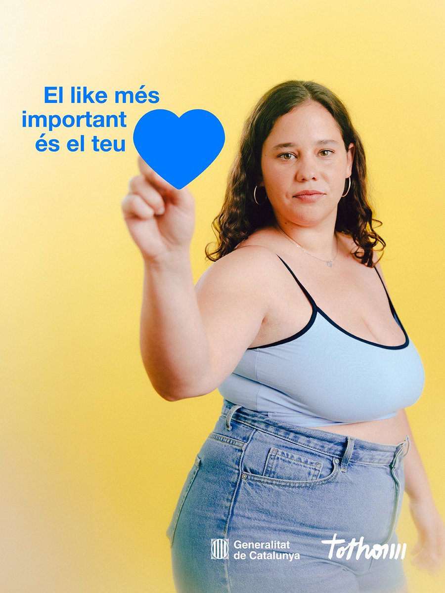 El 47% de les noies d’entre 12 i 16 anys es vol aprimar.

Aquest estiu, i sempre, sigues com vulguis. 

El like més important és el teu.