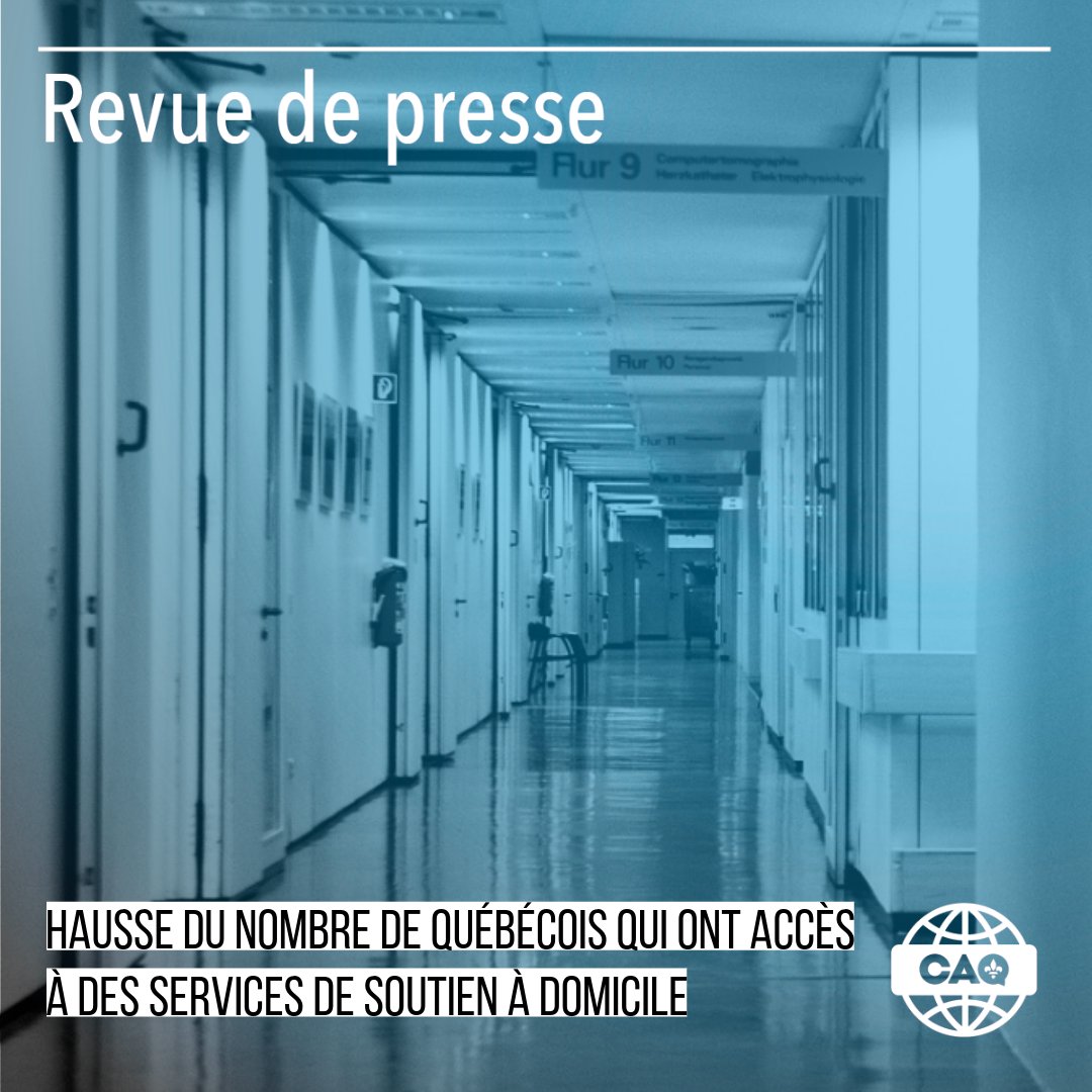 ActuCAQ's tweet image. Hausse du nombre de Québécois qui ont accès à des services de soutien à domicile - journaldequebec.com/2025/07/20/plu…
