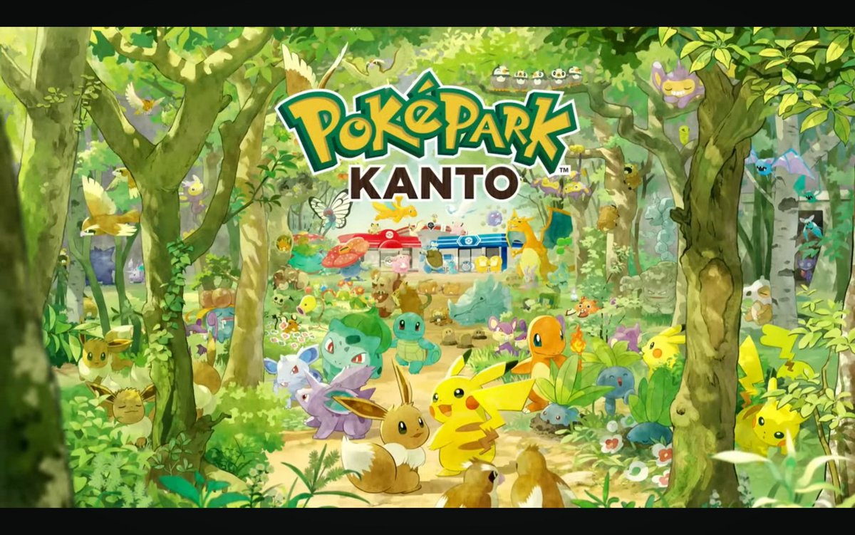 OoCPokemon's tweet image. PokéPark Kanto is set for a grand opening next year.