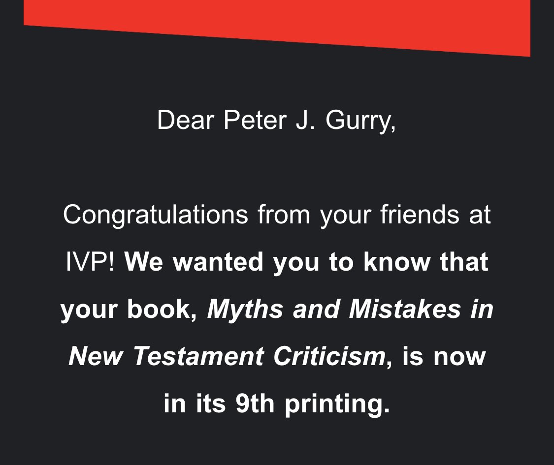 pjgurry's tweet image. It’s been very gratifying to see this book continue to serve its readers. When we were working on it, it sort of felt like a long shot.